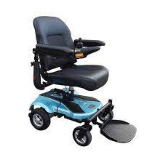 Merits Ezi-Go Deluxe Powerchair Central Coast Blue Mobility Joy