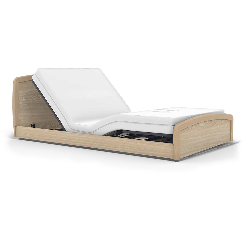 King Single, Skandi Lissa Oak, no Side Panels