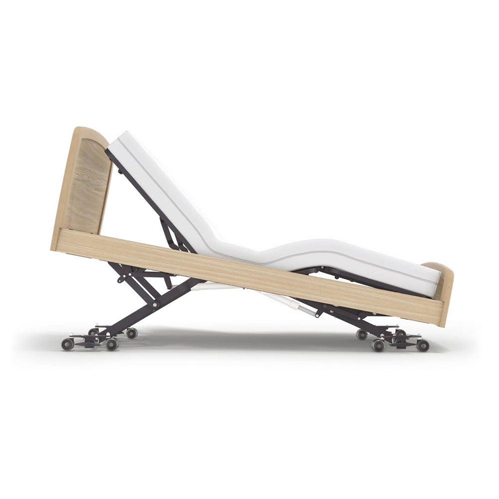 King Single, Skandi Lissa Oak, no Side Panels