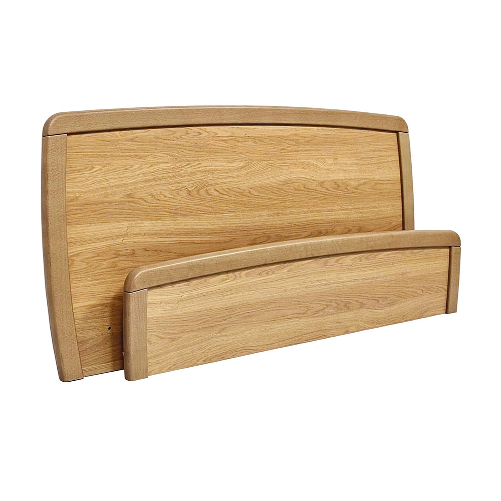 King Single, Skandi Lissa Oak, no Side Panels