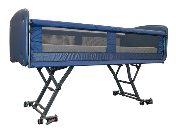 Long Single, Padded Vinyl with Fabric Side Rails