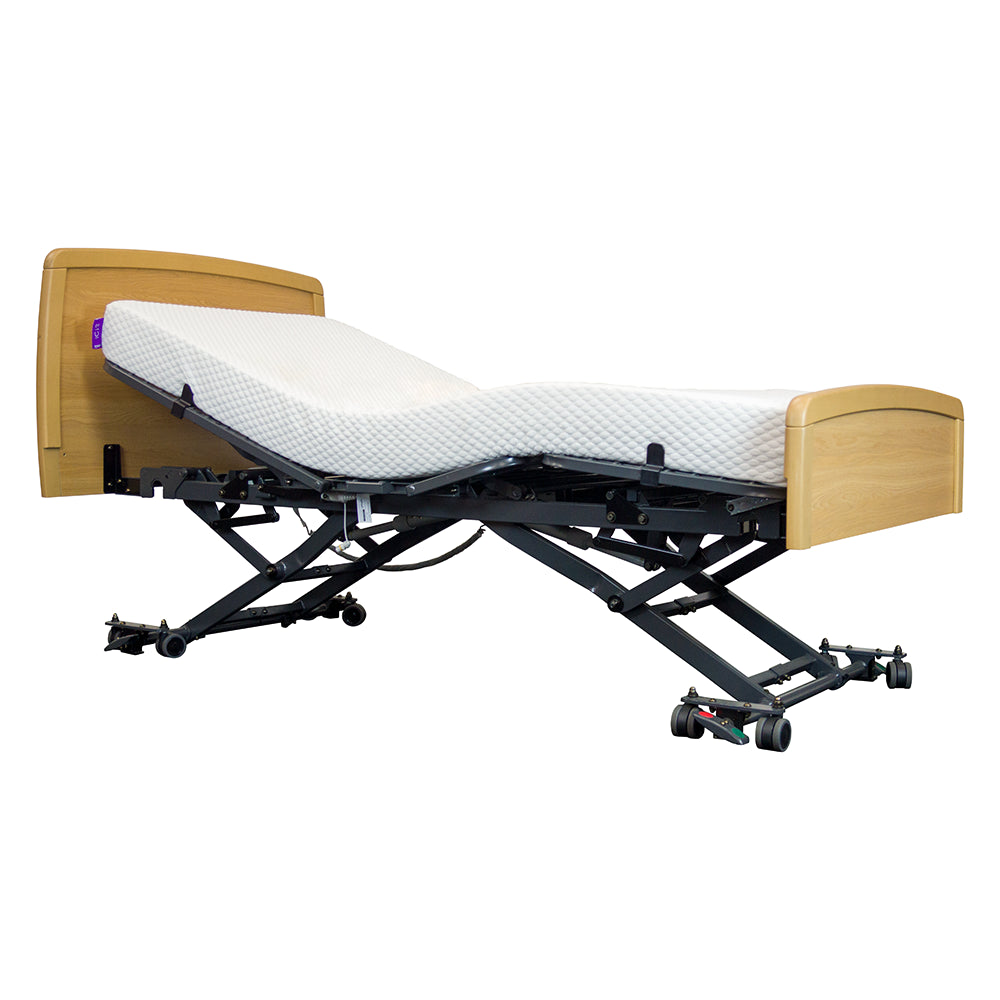 King Single, Skandi Lissa Oak, no Side Panels
