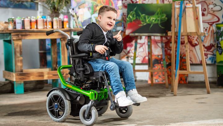 Ottobock Skippi 490E55=00000 Electric Wheelchair for Children - Compact Power Chair