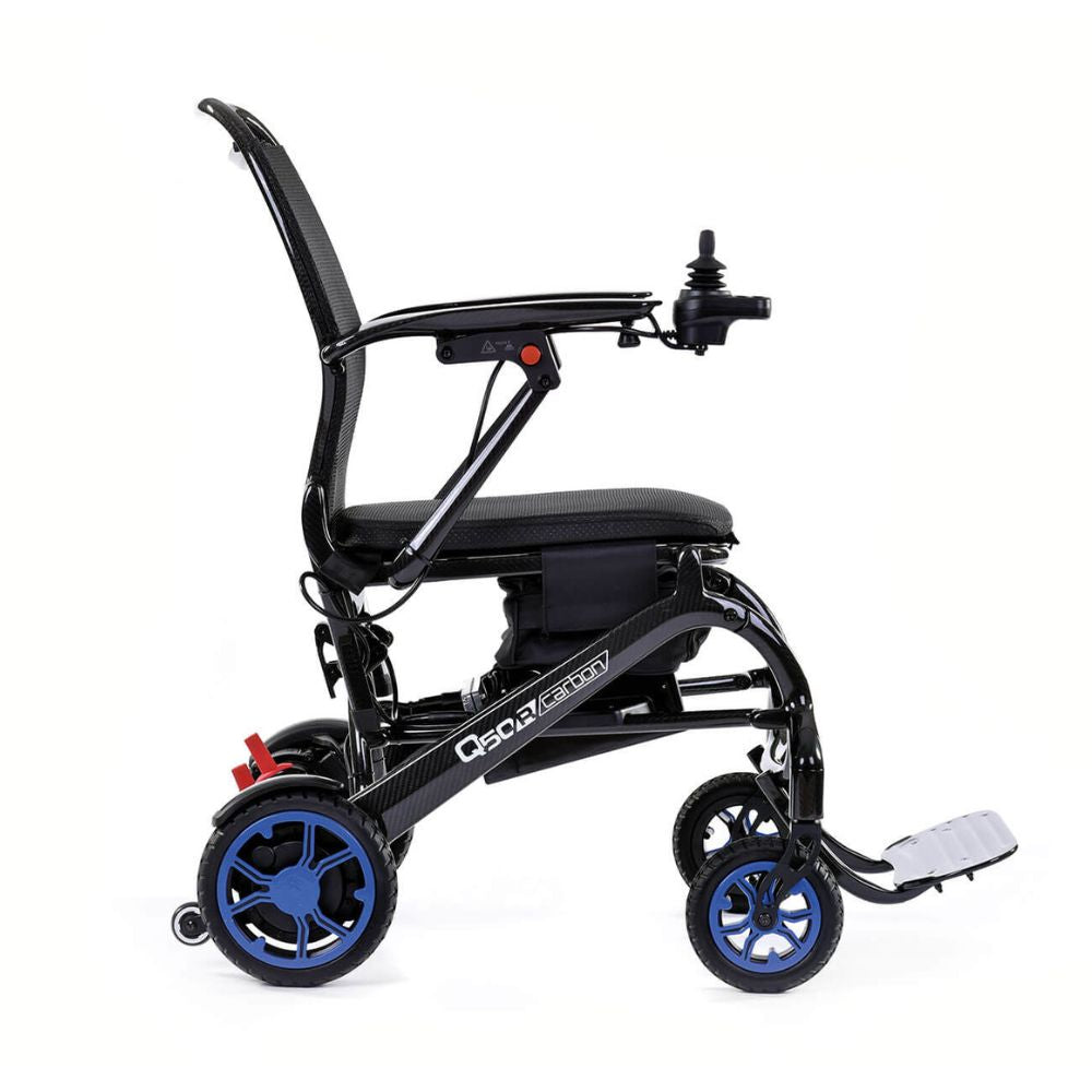 Quickie Q50R Light Folding Electric Wheelchair Mobility Joy Central Coast