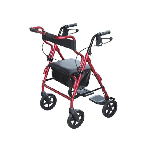 Days 2 In 1 Transit Rollator Red Central Coast Mobility Joy