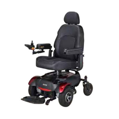 Merits Dualer Powerchair - Red - Central Coast - Mobility Joy
