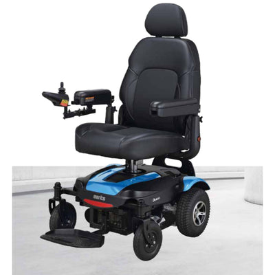 Merits Dualer Powerchair - Blue - Central Coast - Mobility Joy