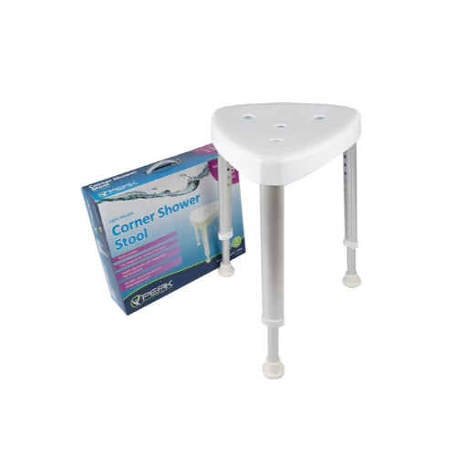 Peak Corner Shower Stool mobilityjoy